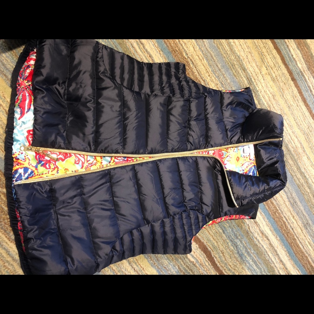 Lilly Pulitzer down vest. Large
